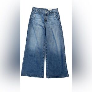 AG Stella Low Slung Palazzo Denim Pants Size 27